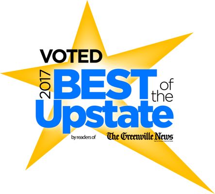 Voted "Best Dentistry in The Upstate" from 2013-2017!