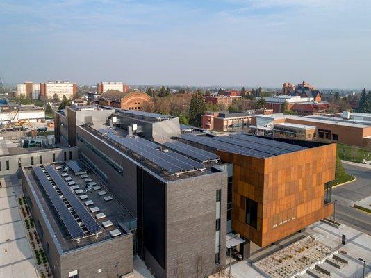 217kW solar array on Montana State University's Norm Asbjornson Hall