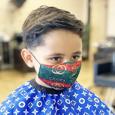 Kids haircuts by Ale at The Look Academy