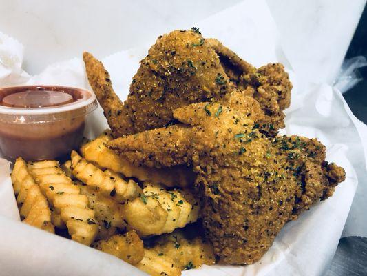 Hand-Breaded Homestyle Wings!