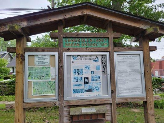 Lower Olentangy Urban Arboretum Kiosk