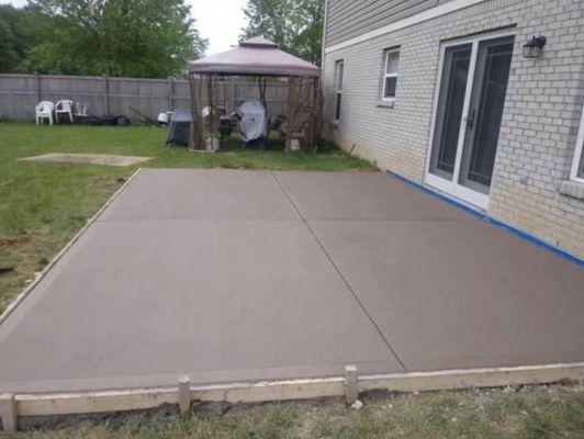 Concrete pads