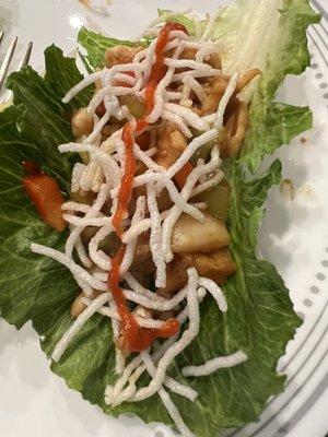 Chicken lettuce Wraps