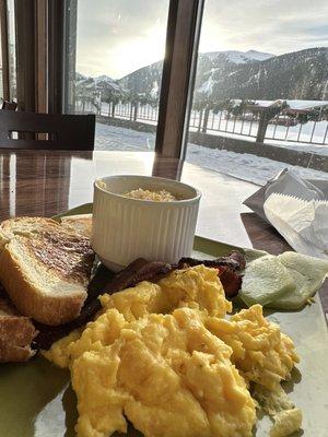 Breakfast at edgewater cafe