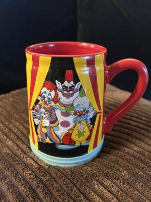 Killer Klowns from Outer Space - one of my all time favorite movies! This mug design is amazing 12.99