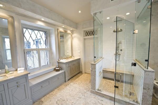 Master bath remodel in West Chester, PA.