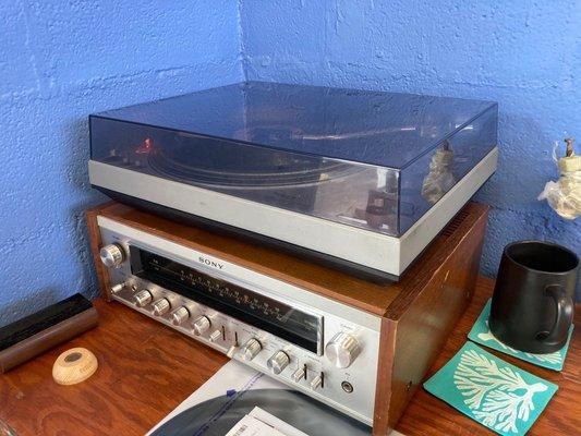 Turntable setup