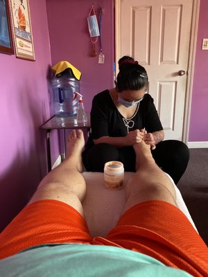 Foot  massage ‍