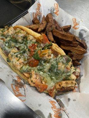 Salmon philly or why not make it a wrap