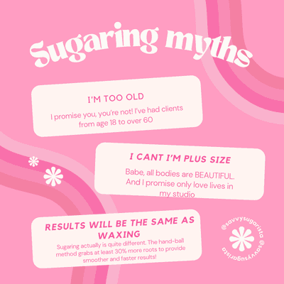 Sugaring Myths