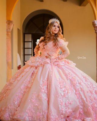 Fotografía de quinceañera