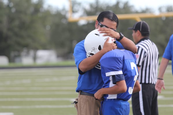 Coach Figueroa and son Ashton Figueroa