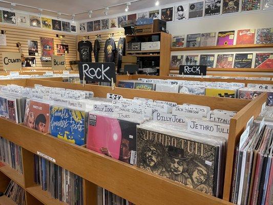 Huge selection of Vinyl records - sorted by genre.