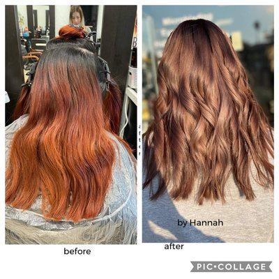 ombré caramel