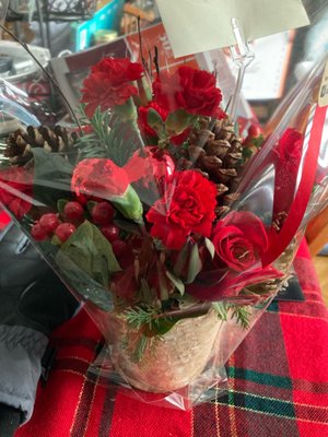 The holiday arrangement I chose.