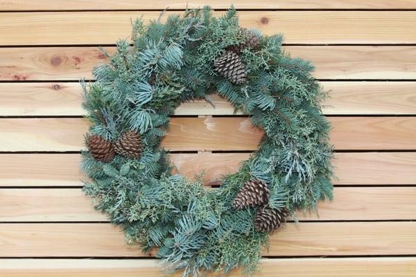 Our newest wreath!  Blue Christmas!