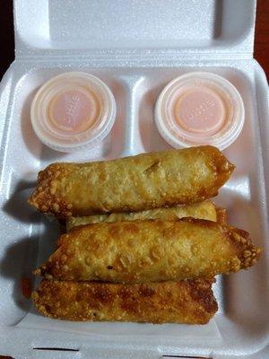 4 Egg rolls ($5)