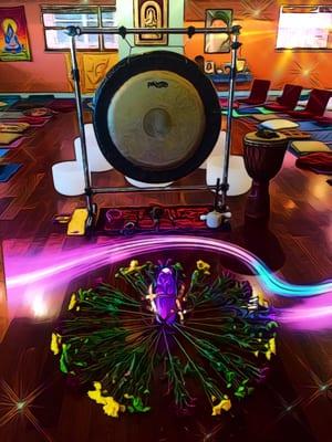 Beautiful sacred space  Amazing sound healing every Tuesday  Tantra every Friday