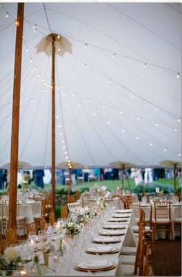 Martha's Vineyard tent Wedding