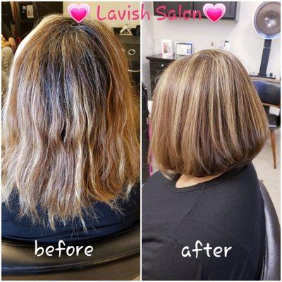 Cut color and highlight