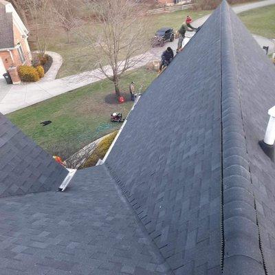 New asphalt shingle roof