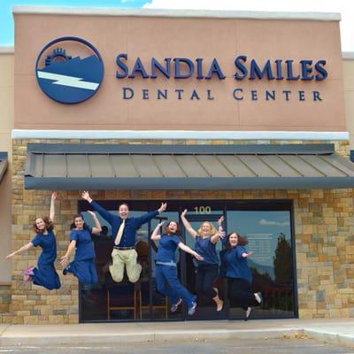 The wonderful staff of the Sandia Smiles Dental Center