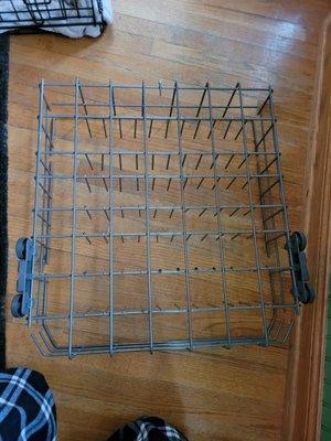 Broken dishwasher rack that was supposed to be fixed in 1 week.  Month later...nothing.  What warranty?  LOL!