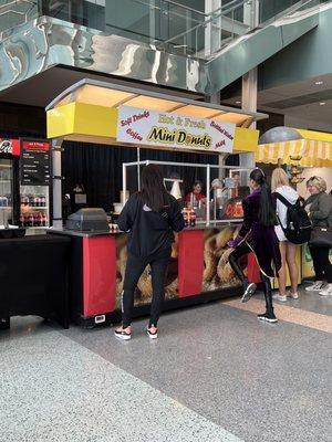 Food stand located inside Kentucky fair and expo center