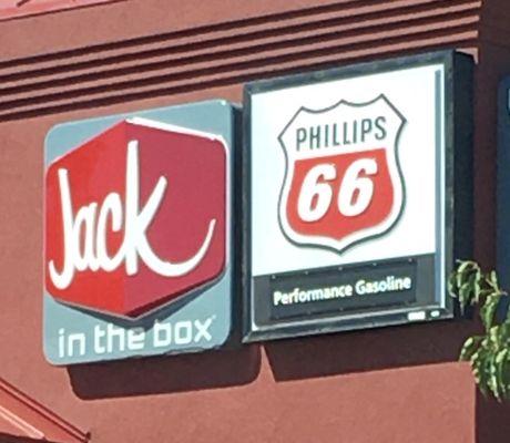 Jack in the Box has a drive-thru.