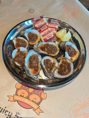 Steamed oysters w/bro special seasoning