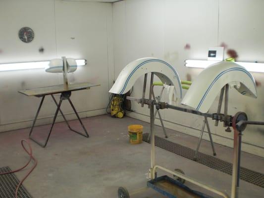 Professional downdraft paint booths