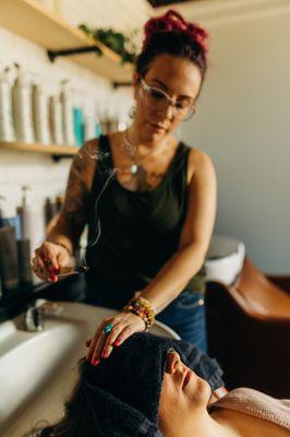 Looking for an elevated experience? Book a Hair and Scalp Care Experience.