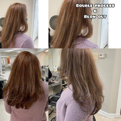 Double process and blow out