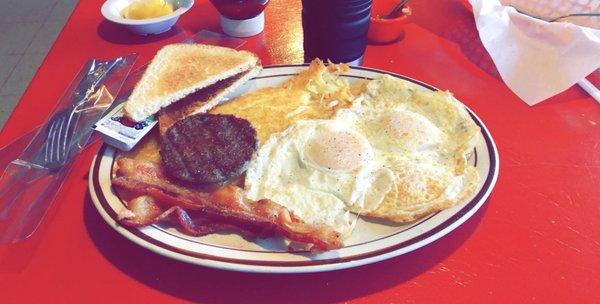 La Estrella Breakfast (minus the ham): the number 1 on menu.