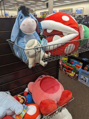 Disney and Nintendo plushies