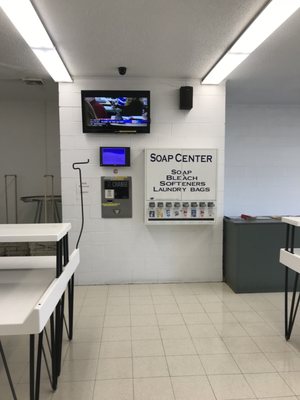 Bill Changer, and soap vending machine