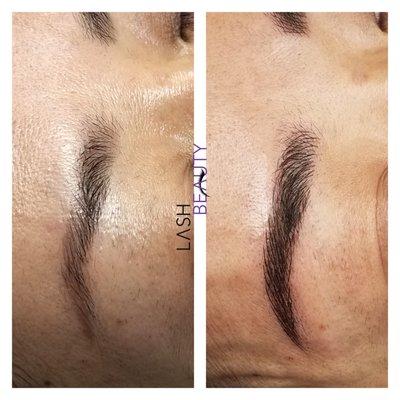 Microblading touch up and brows reshape