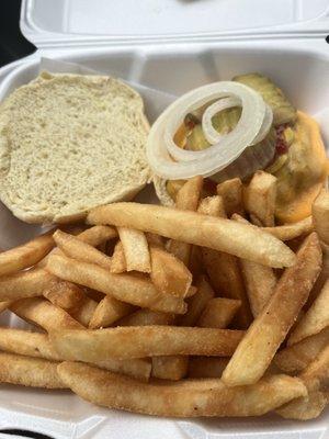 Cheeseburger & Fries.