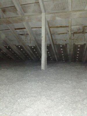 Attic insulation and ventilation