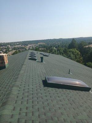 Installation of new GAF Timberline shingles