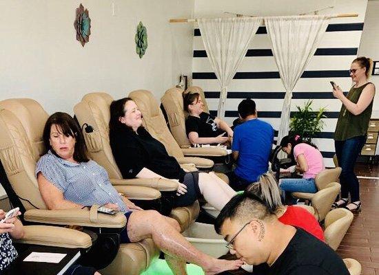 Relaxing time at California Nails