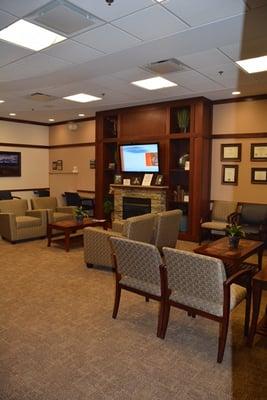 Our warm and inviting waiting room.