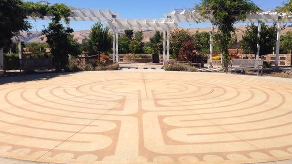 Come walk our Labyrinth!  It's open to the public for meditation and prayer.