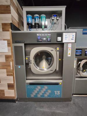 130lbs washing machine! Largest self serve washing machine available in the United States!