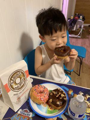 He likes donuts