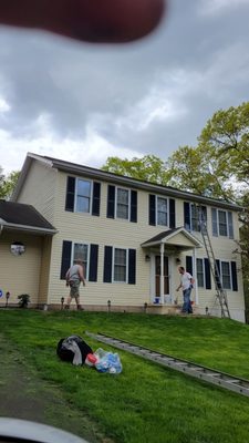 Shutters and outside painting