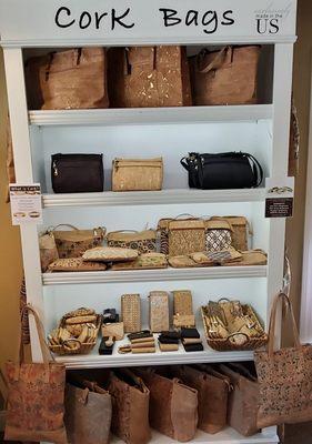 Our handcrafted cork bags