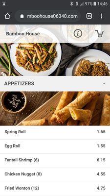 Online interface makes ordering incredibly simple.