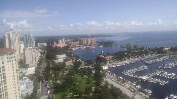 Our condo view of downtown Saint Petersburg.  Thank You, wonderful, trusting customers!