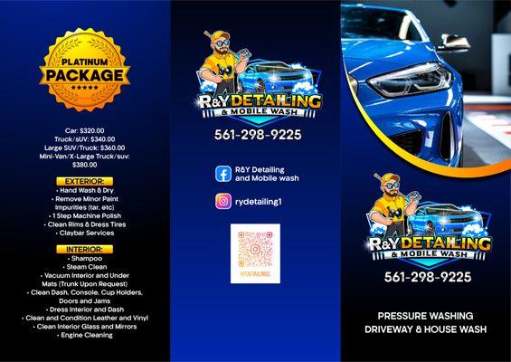 Auto detailing packages